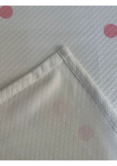 Kalpli Gökkuşağı Pike Örtüsü + Yastık Kılıfı