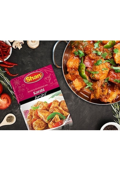Yelpaze Shan Karahi Masala Tavuk Yemekleri Baharatı 25 G