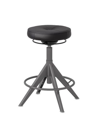 Ikea Trollberget Tabure, Glose Siyah