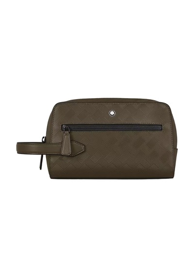 Montblanc Extreme Deri El Çantası 221608 Haki