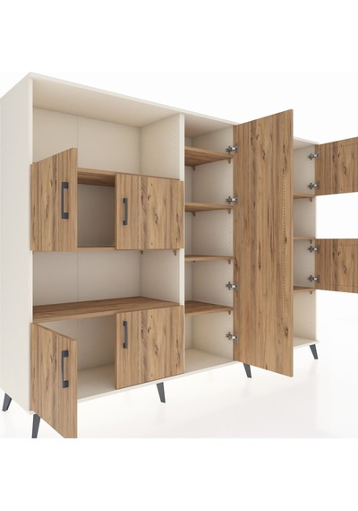 Hyperion Dolap 10 Raflı 9 Kapaklı 220x44x163 Aytaşı-çam Atlas Çam - Aytası Hyperion Dolap 10 Raflı 9 Kapaklı 220x44x163 Aytaşı-çam Atlas Çam - Aytası