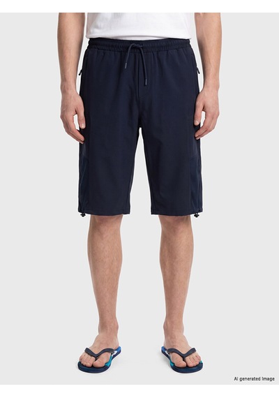 Lcw Swımwear Lacivert Diz Hizası Boy Regular Fit Erkek Deniz Şortu