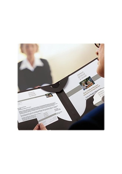 Smead Lockit İki Cepli Ağır Klasör, Mektup Boyutu, Siyah, Kutu Başına 25 87981 02