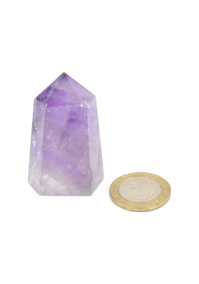 Hakiki Doğal Ametist Taşı Obelisk 54 Gram