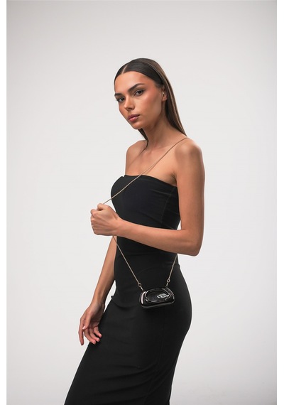 Ççs 18285 Kadın Çapraz Asılı Çanta Siyah