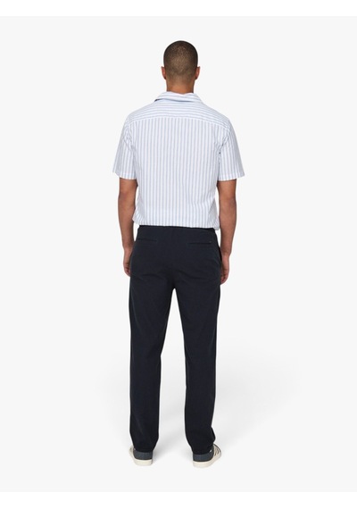 Only & Sons Onssınus Loose 0007 Cot Lın Pant Noos Erkek Mavi Pantolon - 22028267