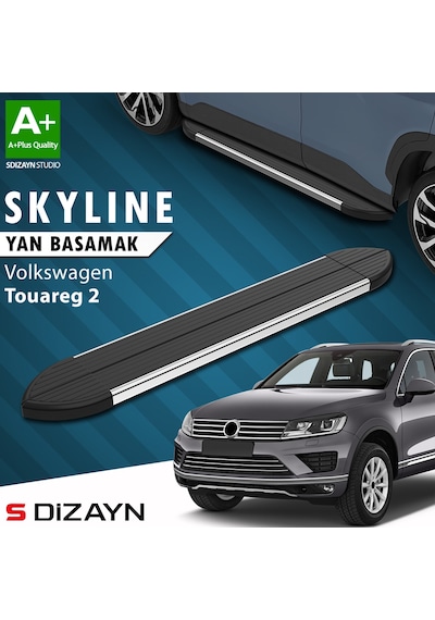 S-dizayn Vw Touareg 2 Skyline Krom Yan Basamak 193 Cm 2010-2018 A+ Kalite