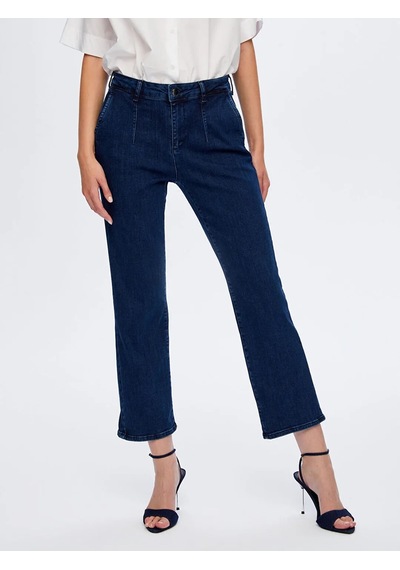 Faik Sönmez Pensli Slim Fit Kadın Jean Pantolon Uw26jpn005 İndigo