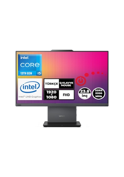 Lenovo ThinkCentre Neo 50A 24 G5 12SC000YTR001 i5-13420H 16 GB 512 GB SSD 23.8" Dos AIO Masaüstü Bilgisayar Lenovo ThinkCentre Neo 50A 24 G5 12SC000YTR001 i5-13420H 16 GB 512 GB SSD 23.8" Dos AIO Masaüstü Bilgisayar