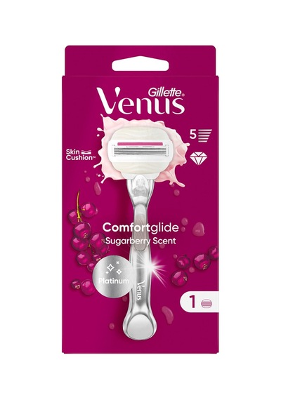 Gillette Venus Sugarberry Tıraş Makinesi + Yedek Başlık - 7 Adet Tarı