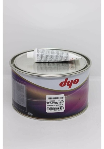 Dyo Polyester Macun Açık Sarı 2500 2.7 Kg