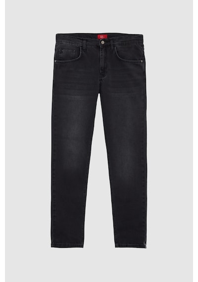 D's Damat Ds Damat Comfort Fit Antrasit Düz Jean Kot Beş Cepli Yıkamalı Denim Pantolon 3hcj3ort00103 Antrasit