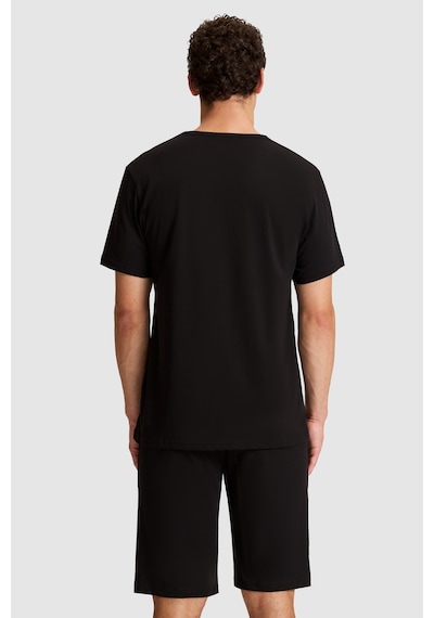U.s. Polo Assn. Erkek Siyah Pijama Takım 50326135-vr046