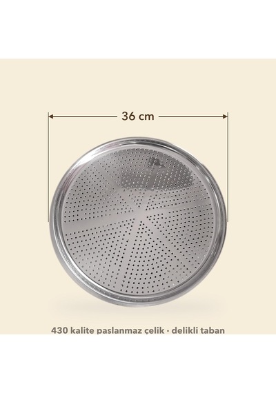 Tr Fırın Ustası Paslanmaz Pizza Tepsisi 36 Cm Diğer