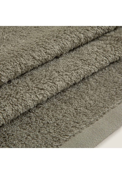 Chakra Solıd Bambu El Havlusu 33x33 Cm Zeytin Yeşil
