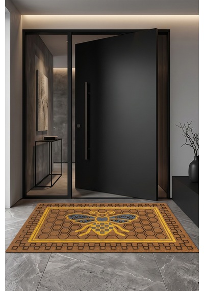 Villadia Home Textile Kapı Önü Paspası Kaymaz Taban Dekoratif Paspas Ev Giriş Antre İç Ve Dış Mekan Paspası 45x70 Cm 19ypycoco