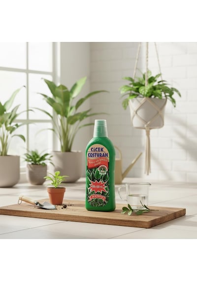Çiçek Coşturan Çiçeksiz Süs Bitkileri İçin Özel Besin - Yeşil Yapraklı Bitki Gübresi - 600 Ml 0,250