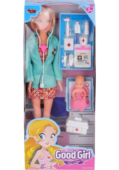 Nessiworld Wg-115225a Aksesuarlı Doktor Bebek 29 Cm -vardem Diğer
