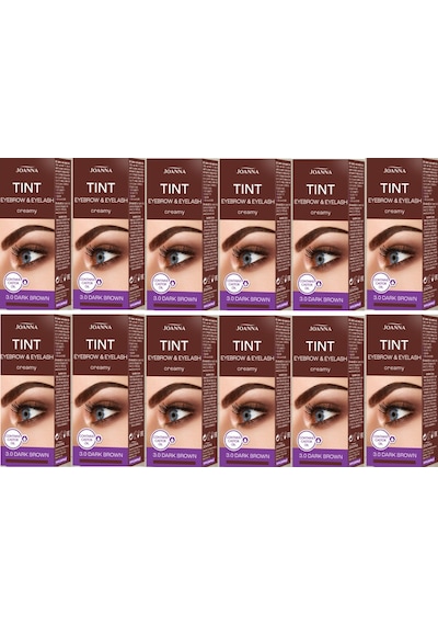 Joanna Kaş ve Kirpik Boyası 3.0 Dark Brown 12'li