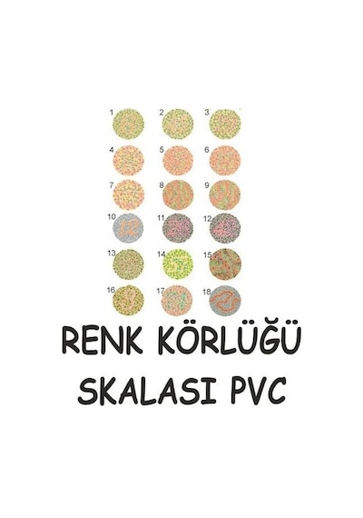 Medikaltec Renk Körlüğü Skalası