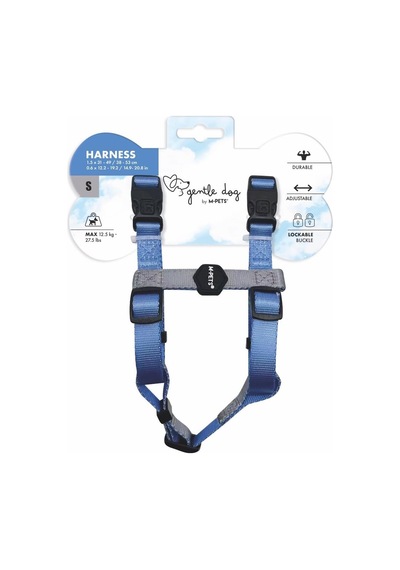 M-pets Gentle Dog Göğüs Tasması Mavi S