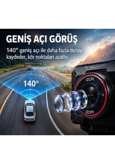 Izcp1 Araç İçi Kamera +  Park Modu