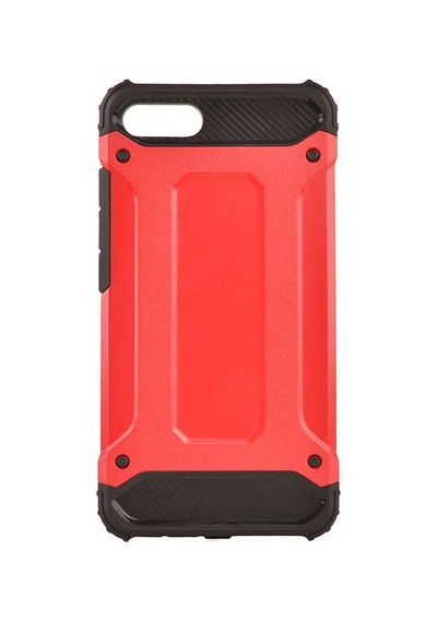 Kilifone - Asus Zenfone 4 Max Zc554kl Uyumlu - Kılıf Çift Katman Koruyucu Crash Military Tank Kılıf - Kırmızı Kırmızı