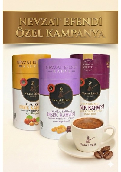 Nevzat Efendi 3 Lü Set 7 Karışım + Fındıklı + Damla Sakızlı 3 Al 2 Öde Diğer