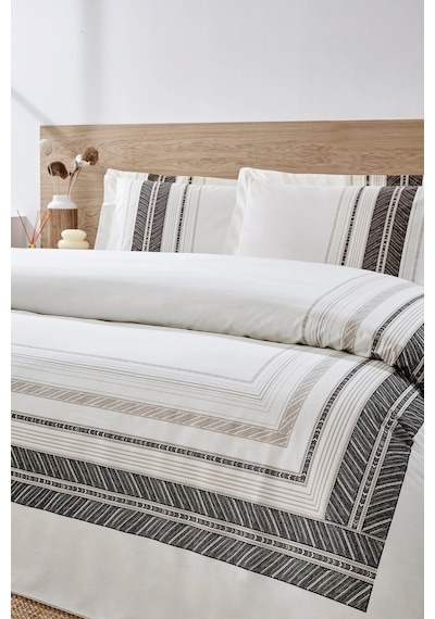 Özdilek Blend Çarşafı Lastikli Tek Kişilik Nevresim Takımı Krem