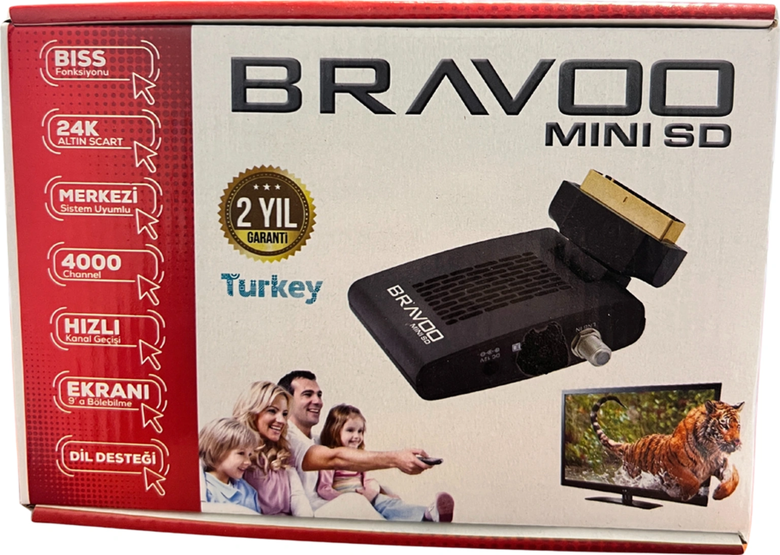 Bravoo Mini Sd Scart Tipi Uydu Cihazı