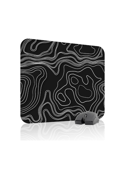 Topography Kaymaz Dikişli Kauçuk Oyuncu Mousepad V5 - 48x40 Xl Gaming Mouse Pad Fare Altlığı