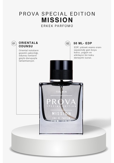 Special Edition Mission 50 Ml Aromatik Odunsu Koku Edp Erkek Parfümü Aromatik - Odunsu