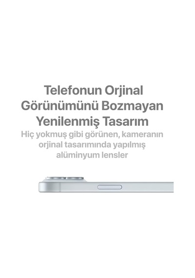 İphone 15-15 Plus İle Uyumlu Safir Kamera Lens Koruyucu Kolay Kurulum Kitli Çizilmez Safir Cam Ve Titanyum Alaşım Çerçeve Mavi, Safir Cam