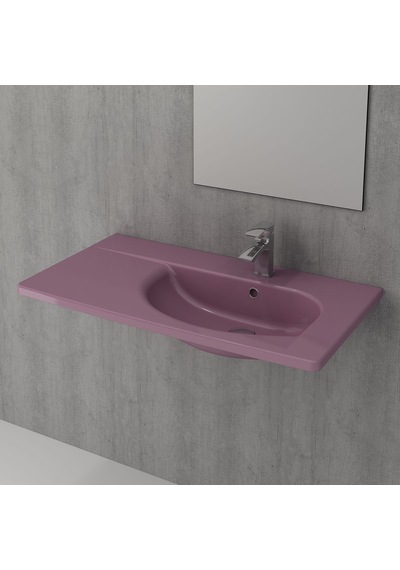 Bocchi 1020-023-0326 Taormina Arch Etajerli Lavabo 86 CM - Parlak