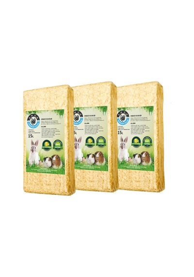 Amon Doğal Çilek Kokulu Kemirgen Talaşı 15 Lt. 3 Adet