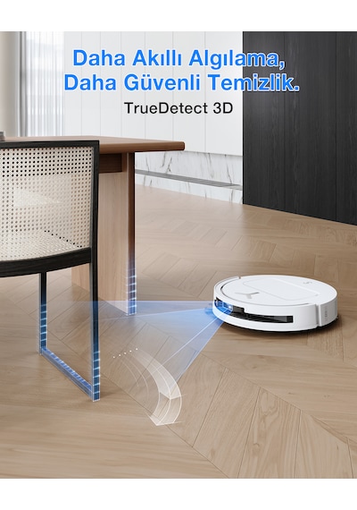 Ecovacs Deebot T50S Omni Robot Süpürge 25000 Pa Emiş Gücü Beyaz