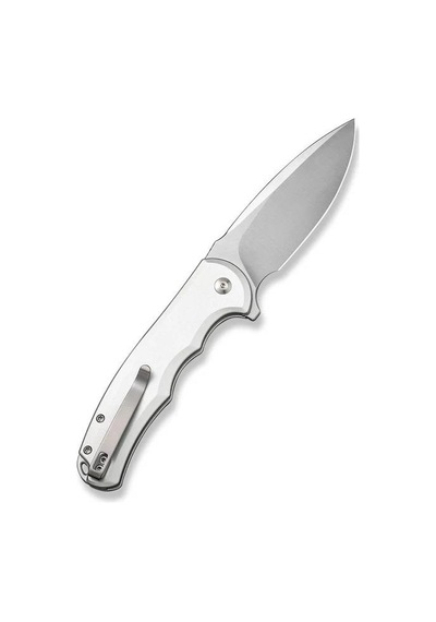 Civivi Button Lock Praxis Aluminum Silver Kamp Çakı Gri - Gümüş