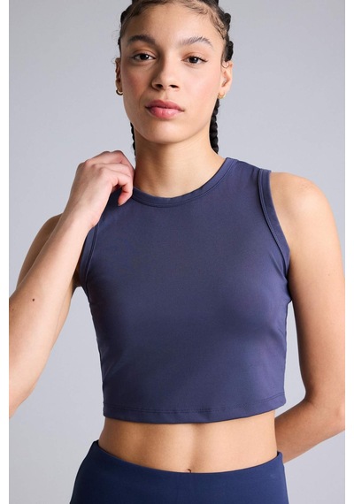 Defacto Crop Top Bisiklet Yaka Sporcu Atlet E7723ax26spın277 İndigo-ın277 Defacto Crop Top Bisiklet Yaka Sporcu Atlet E7723ax26spın277 İndigo-ın277