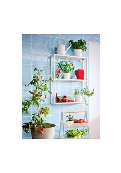 Ikea Förenlıg Plastik Saksı, Beyaz, İç/dış Mekan