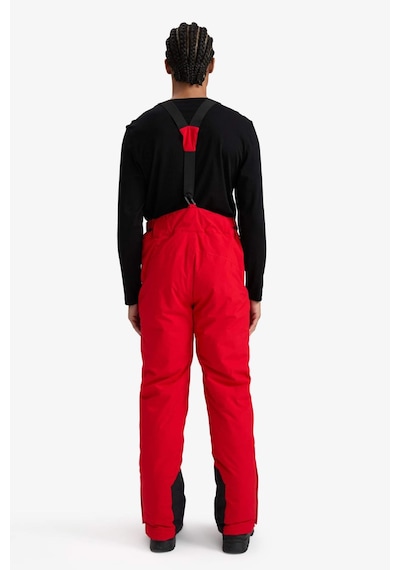 Defacto Regular Fit Fermuarlı Su Geçirmez Kayak Pantolonu D0011ax25wnrd296 Kırmızı-rd296