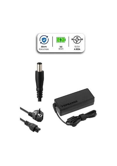 19.5v 4.62a 7.4 5.0mm 90w Dell İçin Laptop Adaptör