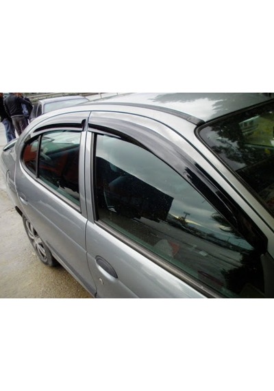 Renault Megane 1 Cam Rüzgarlığı Mugen Tip Yenilendi Parlak Siyah