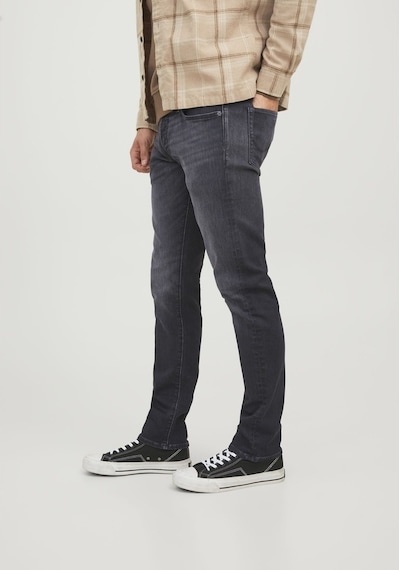 Jack & Jones Glenn Icon 842 Slim Fit Jean 12237316 Black Denim Siyah - Mavi