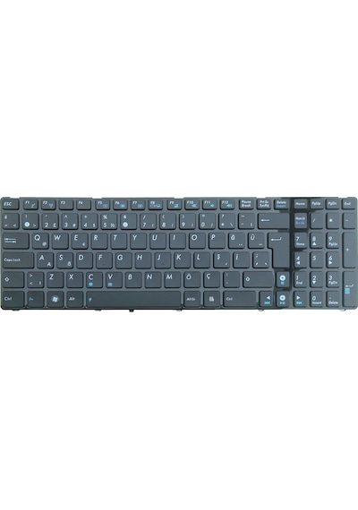 Asus Uyumlu K52F-213DV, K53SV-DH51 Notebook Klavye (Siyah) V.1
