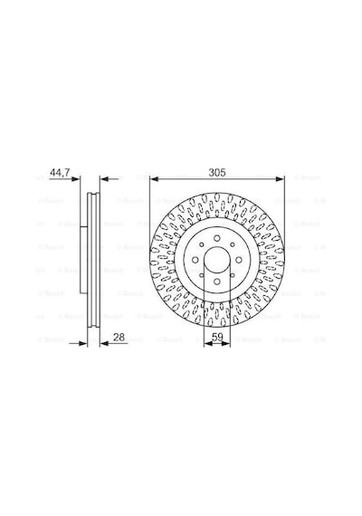 Alfa Romeo Mito 1.4tb 2008-2012 Bosch Ön Disk 2 Adet