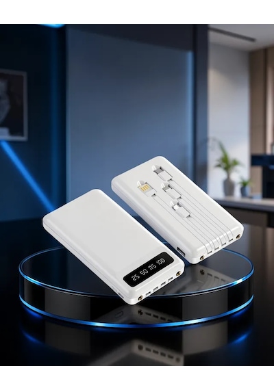 Astraltech 20.000mah Led Işıklı Hızlı Şarj Powerbank Çok Renkli