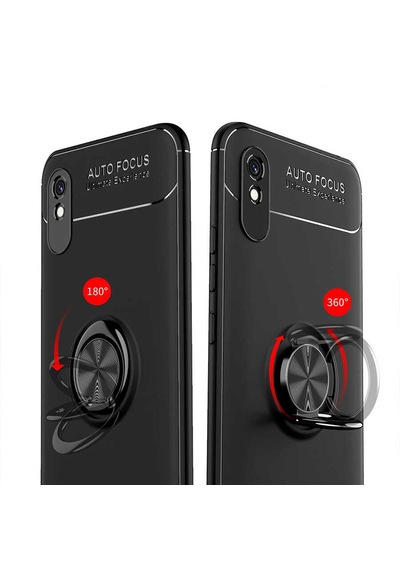 Xiaomi Redmi 9a Kılıf Zore Ravel Silikon Kapak