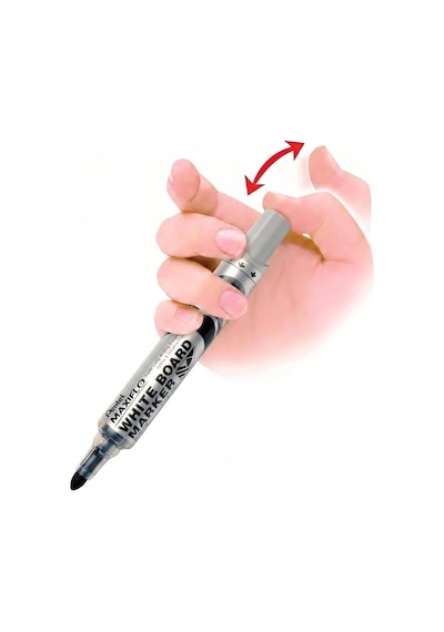 Pentel Mwl5 M Kolay Kuruyan Tahta İle Marker Maxiflo Termos Yuvarlak Uçlu, 2.5 Mm, 1 Adet Genel