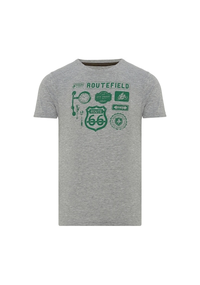 Routefield Truck Erkek Tişört Gri