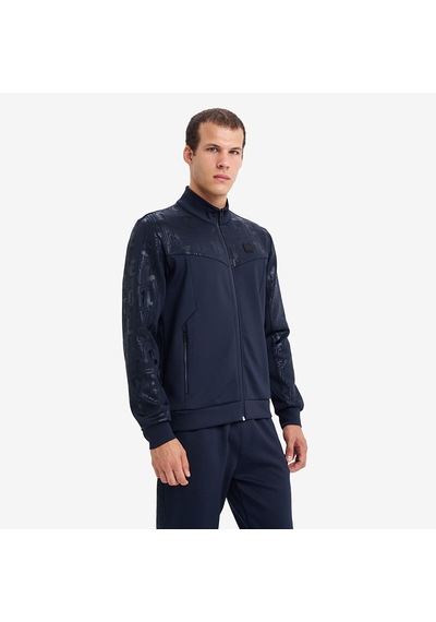 Lescon Lacivert Erkek Fermuarlı Sweatshirt 26n-1135